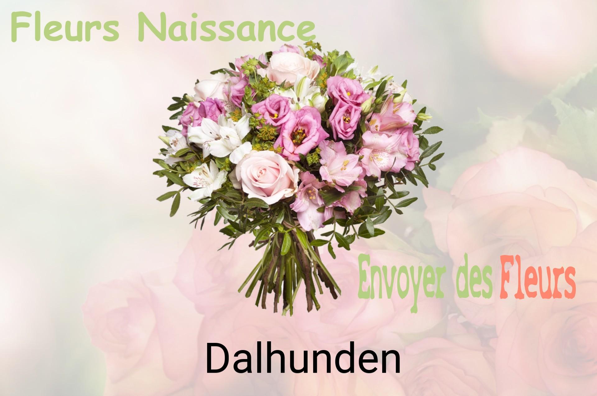 Bouquet de fleurs de naissance livré à Dalhunden